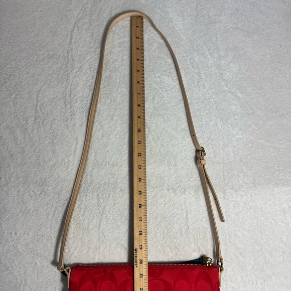 Coach Red Nylon Crossbody Bag - Picture 9 of 12